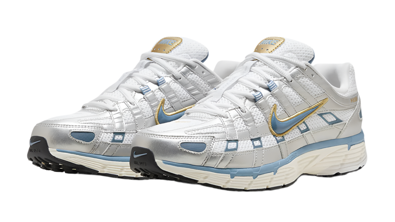 Nike P-6000 Metallic Silver Aegean Storm