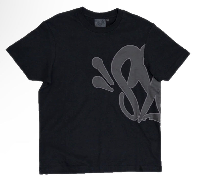 Syna Logo Twinset (T-Shirt & Shorts) - BLACK/GREY