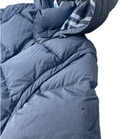BURBERRY Convertible Quilted Crinkled-Shell Hooded Down Jacket