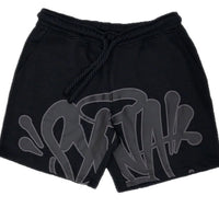 Syna Logo Twinset (T-Shirt & Shorts) - BLACK/GREY