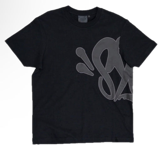 Syna Logo Twinset (T-Shirt & Shorts) - BLACK/GREY